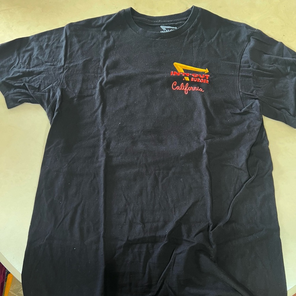 Black T-Shirt In N out